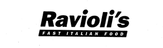 RAVIOLI'S FAST ITALIAN FOOD logo