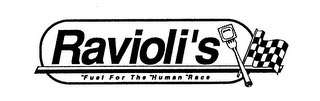 RAVIOLI'S FUEL FOR THE HUMAN RACE logo