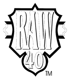 RAW 40 logo