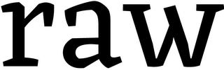 RAW logo