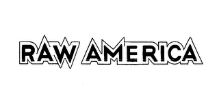 RAW AMERICA logo