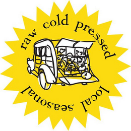 RAW COLD PRESSED LOCAL SEASONAL logo