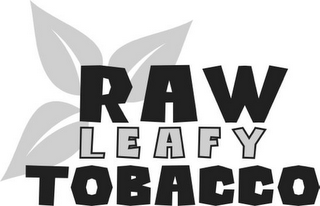 RAW LEAFY TOBACCO logo