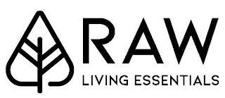 RAW LIVING ESSENTIALS logo