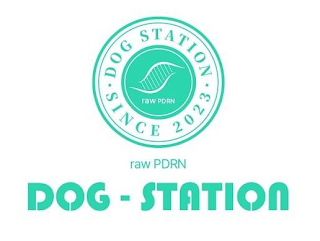 RAW PDRN DOG  STATION DOG STATION · SINCE 2023 · RAW PDRN logo