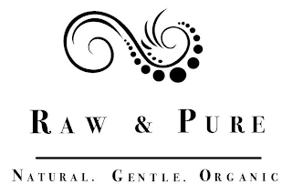 RAW & PURE NATURAL. GENTLE. ORGANIC logo