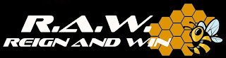 R.A.W. REIGN AND WIN logo