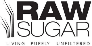 RAW SUGAR LIVING PURELY UNFILTERED logo