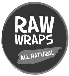 RAW WRAPS ALL NATURAL logo