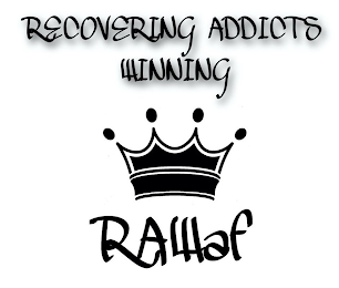 RAWAF RECOVERING ADDICTS WINNING logo