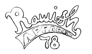 RAWISH APPAREL 78 logo