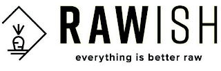 RAWISH EVERYTHING IS BETTER RAW logo