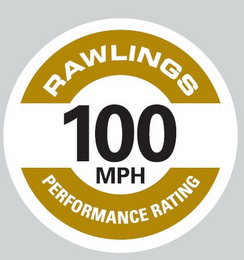 RAWLINGS PERFORMANCE RATING 100 MPH logo