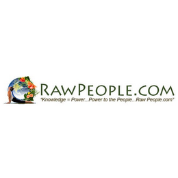 RAWPEOPLE.COM "KNOWLEDGE = POWER...POWER TO THE PEOPLE...RAWPEOPLE.COM" logo