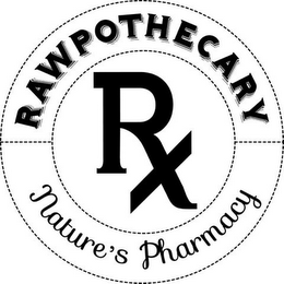 RAWPOTHECARY RX NATURE'S PHARMACY logo