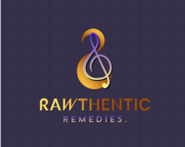 RAWTHENTIC REMEDIES. logo