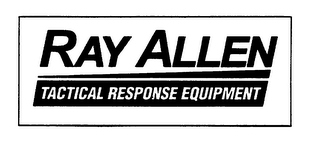 RAY ALLEN TACTICAL RESPONSE EQUIPMENT logo