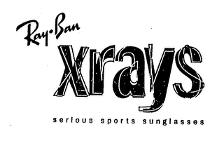 RAY BAN XRAYS SERIOUS SPORTS SUNGLASSES logo