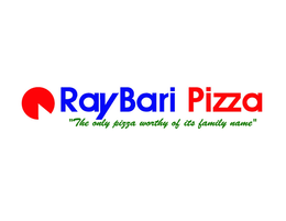 RAY BARI PIZZA "THE ONLY PIZZA WORTHY OF ITS FAMILY NAME" logo