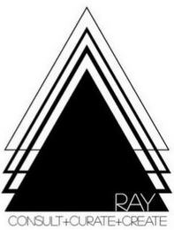 RAY CONSULT+CURATE+CREATE logo