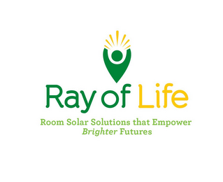 RAY OF LIFE ROOM SOLAR SOLUTIONS THAT EMPOWER BRIGHTER FUTURES logo