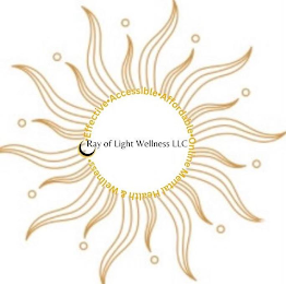 RAY OF LIGHT WELLNESS LLC EFFECTIVE · ACCESSIBLE · AFFORDABLE ONLINE MENTAL HEALTH & WELLNESS logo