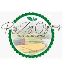 RAY ZAY ORGANICS YOUR HEALTH MATTERS logo