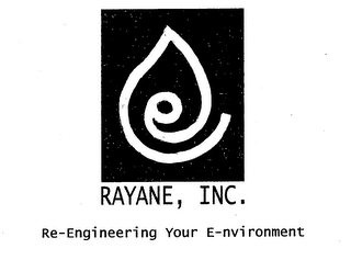 RAYANE, INC. RE-ENGINEERING YOUR E-NVIRONMENT logo