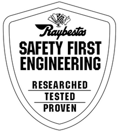 RAYBESTOS SAFETY FIRST ENGINEERING RESEARCHED TESTED PROVEN logo