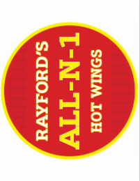 RAYFORD'S ALL-N-1 HOT WINGS logo