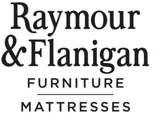RAYMOUR & FLANIGAN FURNITURE MATTRESSES logo