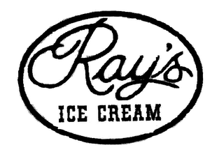 RAY'S ICE CREAM logo