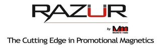 RAZ R BY MM MAGNET 4 MEDIA THE CUTTING EDGE IN PROMOTIONAL MAGNETS logo