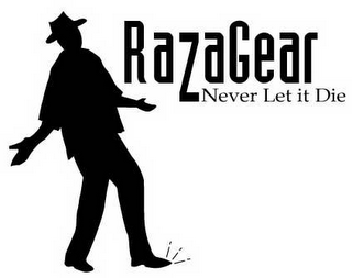 RAZAGEAR NEVER LET IT DIE logo