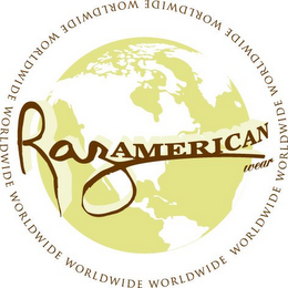 RAZAMERICAN WEAR WORLDWIDE logo