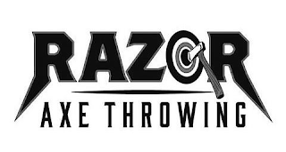 RAZOR AXE THROWING logo