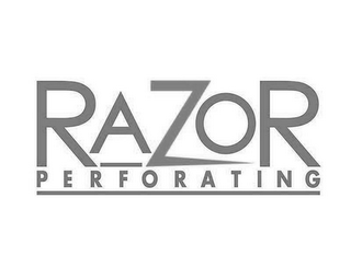 RAZOR PERFORATING logo