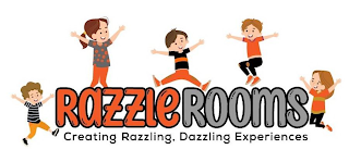 RAZZLEROOMS CREATING RAZZLING, DAZZLING EXPERIENCES logo