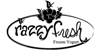 RAZZY FRESH FROZEN YOGURT logo