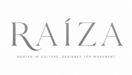 RAÍZA ROOTED IN CULTURE, DESIGNED FOR MOVEMENT. logo