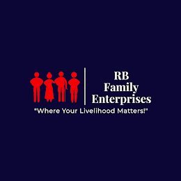 RB FAMILY ENTERPRISES "WHERE YOUR LIVELIHOOD MATTERS!" logo