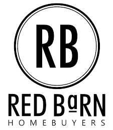 RB RED BARN HOMEBUYERS logo