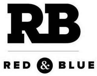 RB RED & BLUE logo
