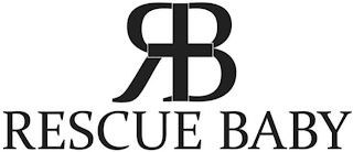 RB RESCUE BABY logo