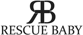 RB RESCUE BABY logo