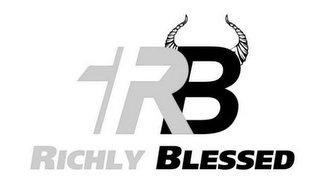 RB RICHLY BLESSED logo