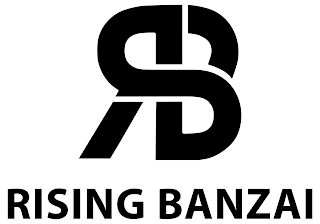 RB RISING BANZAI logo