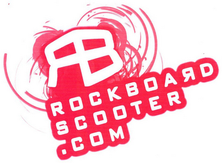 RB ROCKBOARD SCOOTER .COM logo