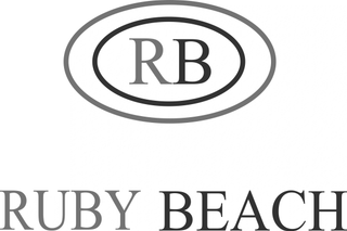 RB RUBY BEACH logo