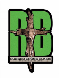 RB RUGGED CROSS BLINDS WWW.RUGGEDCROSSBLINDS.COM logo